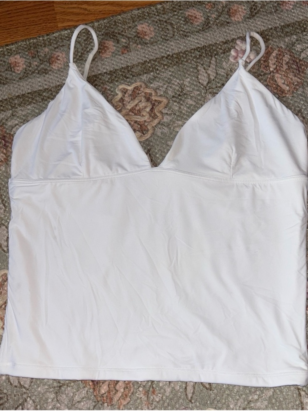 NWOT White V-Neck Spaghetti Strap Camisole Tank